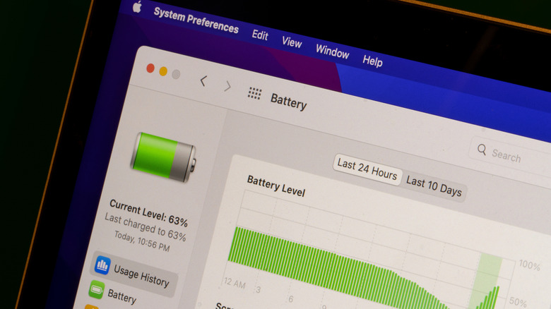 MacBook Air settings