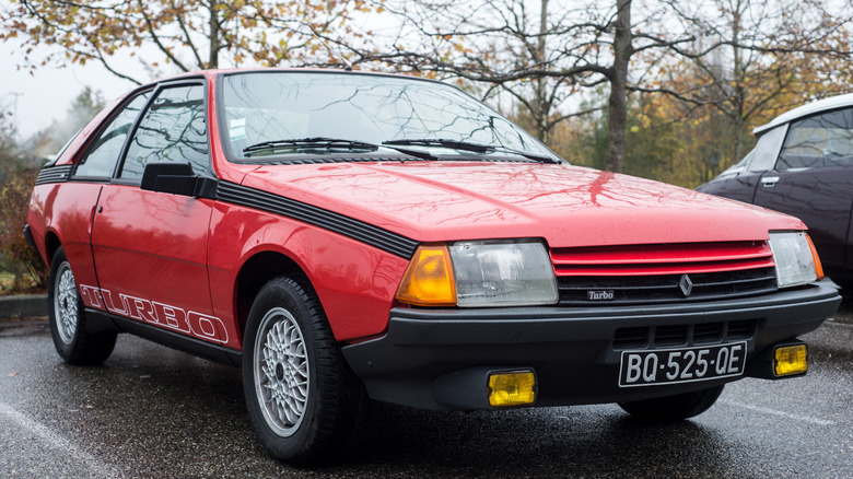 Renault Fuego Turbo parked