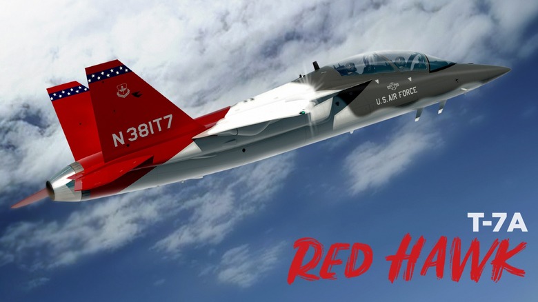 Boeing T-7 Red Hawk USAF publicity photo