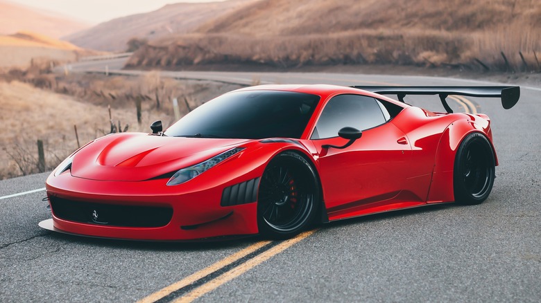 a Ferrari 458 Italia
