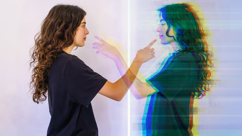 Digital twin concept: a mirrored virtual human