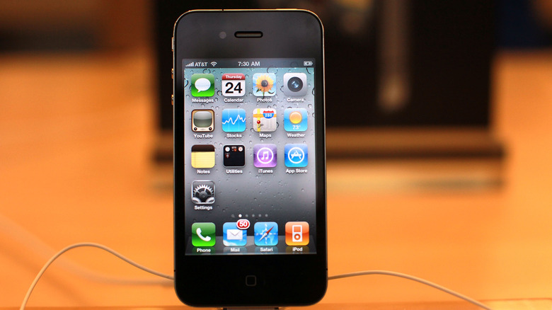 iPhone 4 homescreen