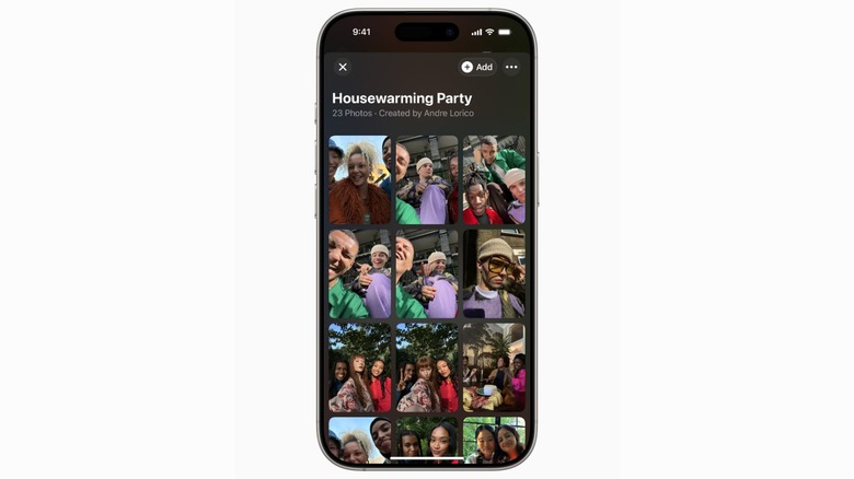 Apple Invites photo album