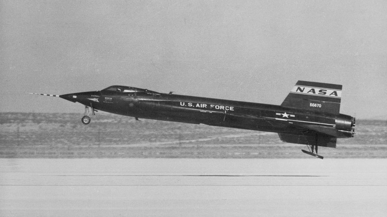 North American X-15 landing.