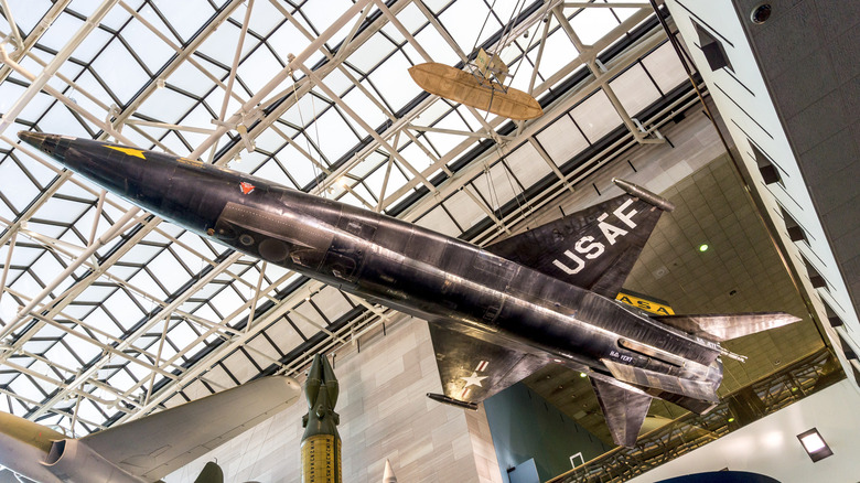 North American X-15 museum display.