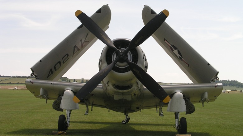 A Douglas Skyraider on display