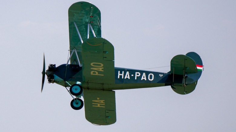 A Polikarpov PO-2 in flight