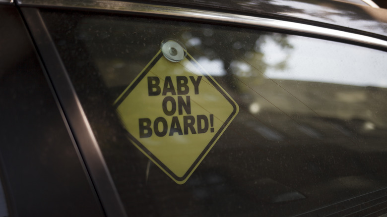 baby on board sign 