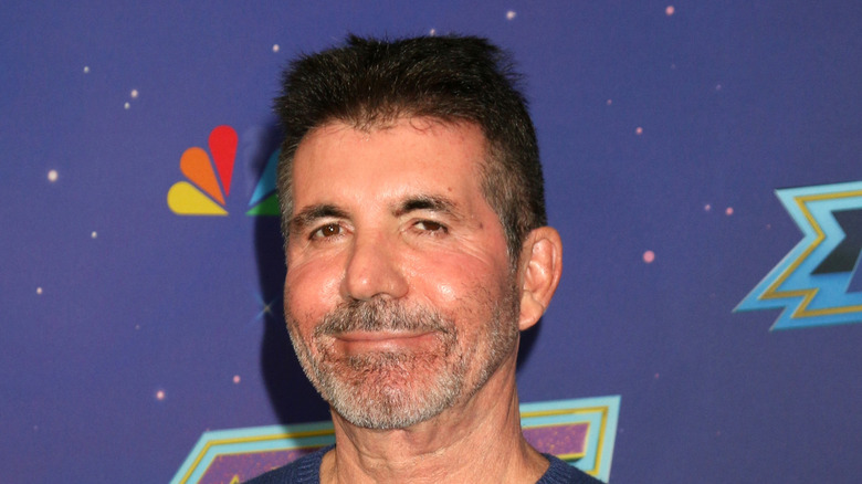 Simon Cowell smirking
