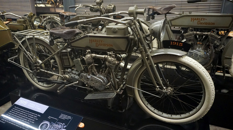 1915 Harley-Davidson Model J at the Harley-Davidson Museum
