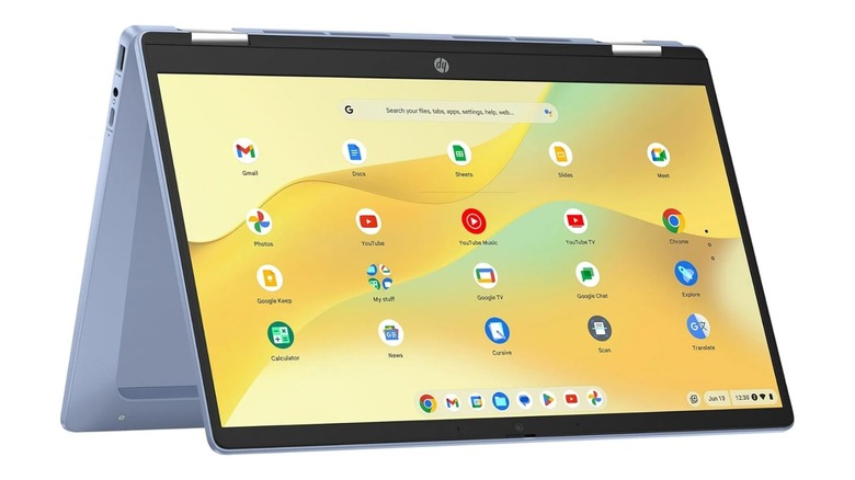 the HP Chromebook x360