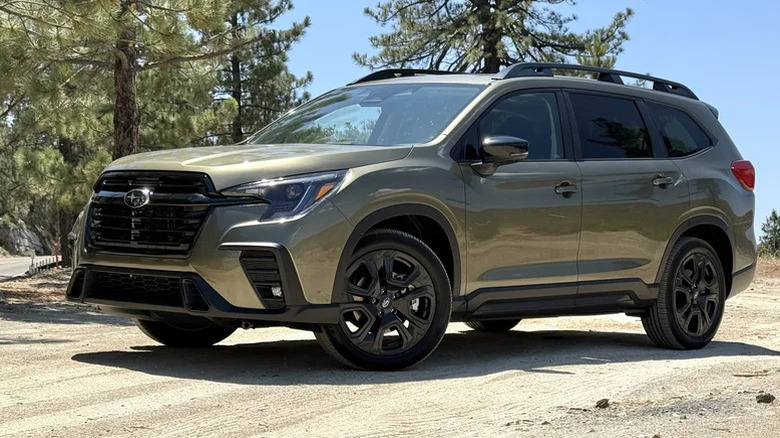 2025 Subaru Ascent on a dirt road