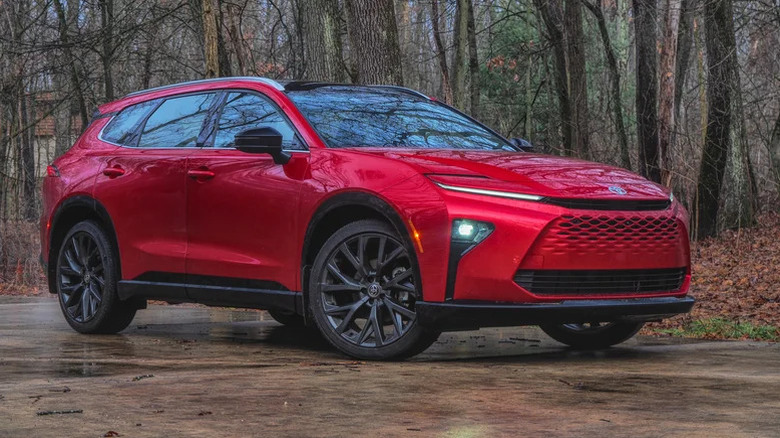 2025 Toyota Crown Signia in the forest