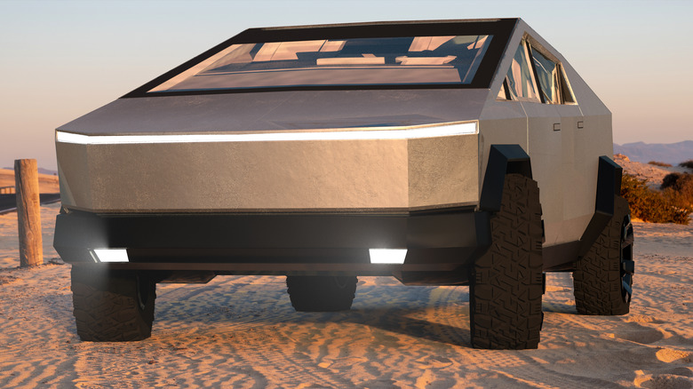 render Tesla Cybertruck