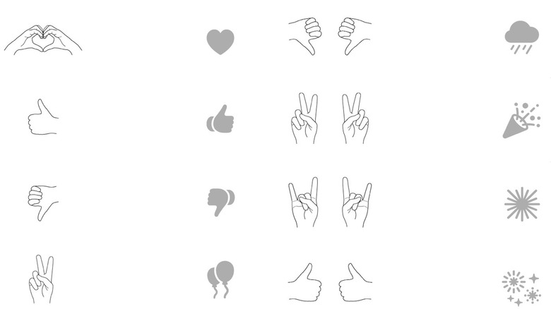 FaceTime gesture reactions
