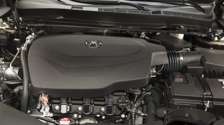 2019 Acura TLX engine bay