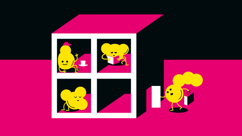 A playful diagram illustrates how metal-organic frameworks capture and house gases.