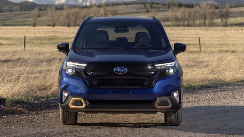 The front of the 2025 Subaru Forester