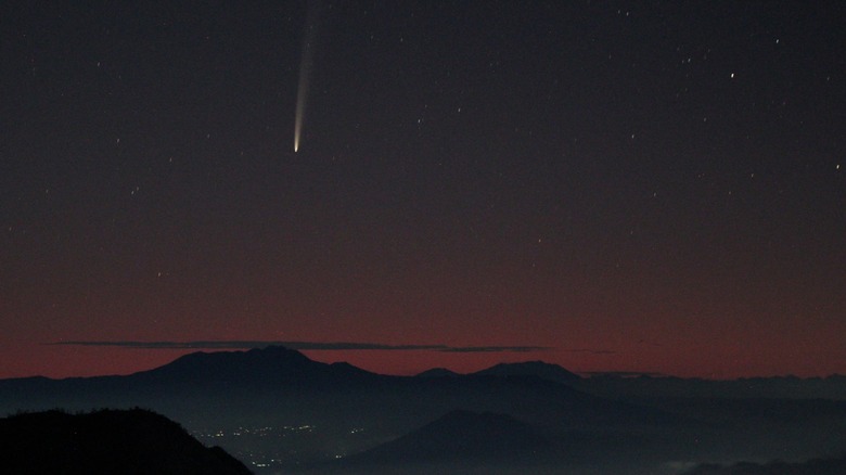Comet over Indonesia