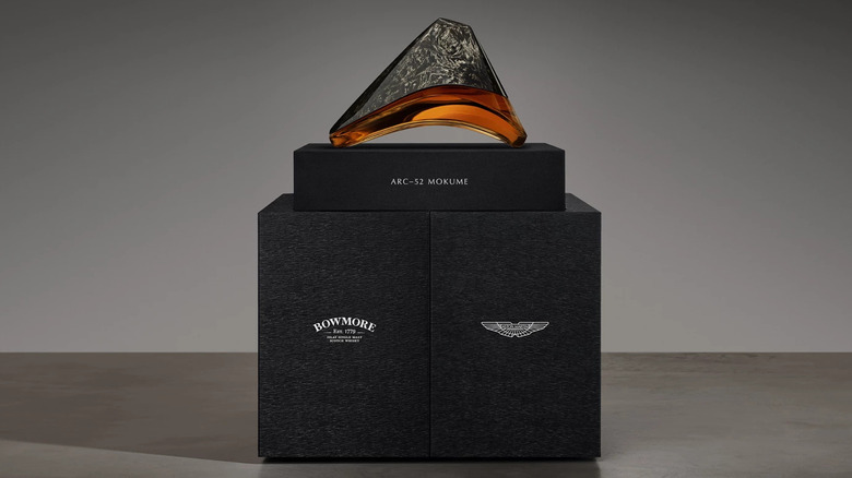 bowmore arc-54 mokume decanter and box