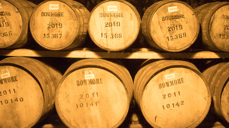casks of bowmore spirits