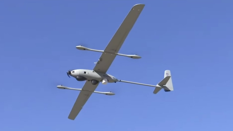 Police Stalker drone in flight