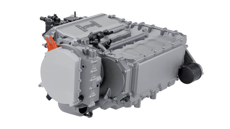Horse Powertrain C15 engine against a white background