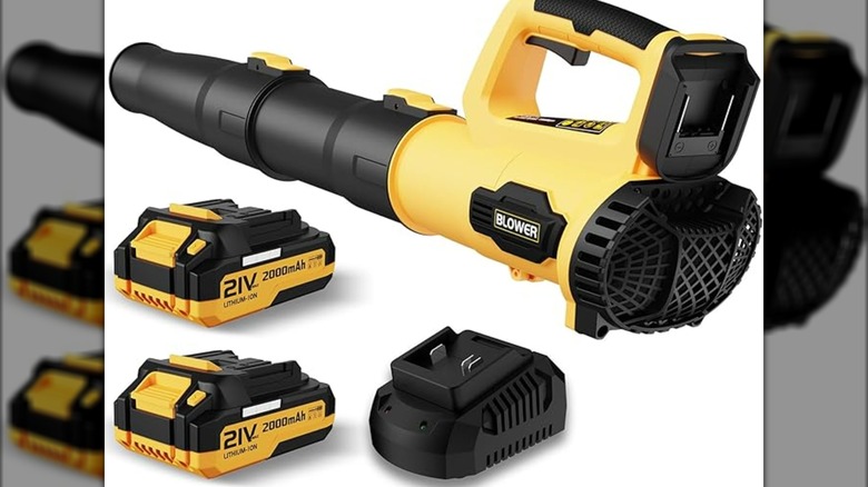 A stock image of a LEAPUL leaf blower kit.