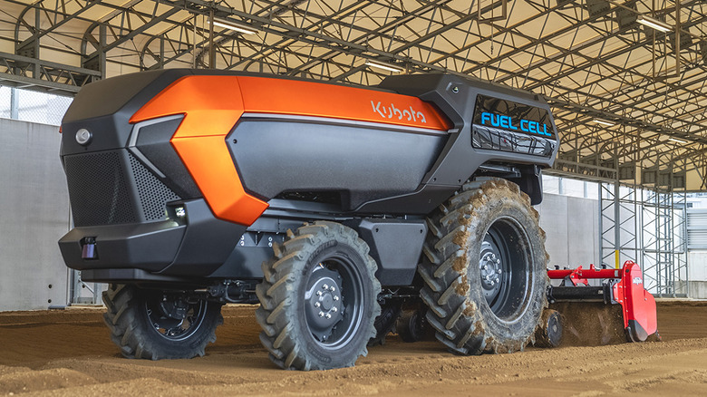 Kubota hyrdogen tractor concept at the Osaka Expo