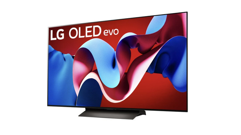 An LG OLED C4 series television sold at Costco