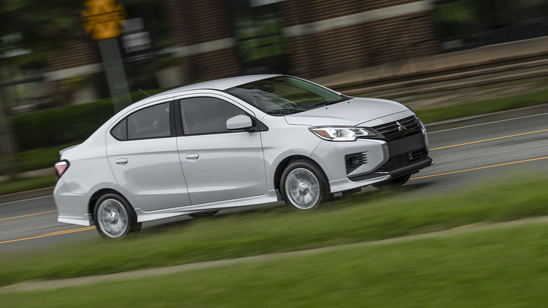 2024 Mitsubishi G4 driving on street