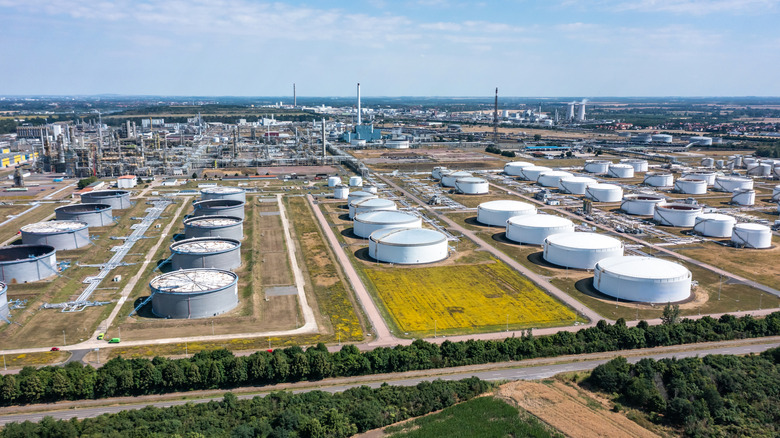 Gas refinery in Saxsony, Anhalt
