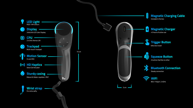 Handheld gaming motion controller