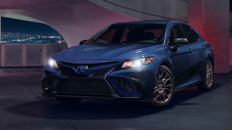 Front view of 2024 Toyota Camry Hybrid