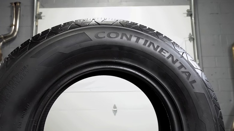 Sidewall of Continental TerrainContact H/T tire