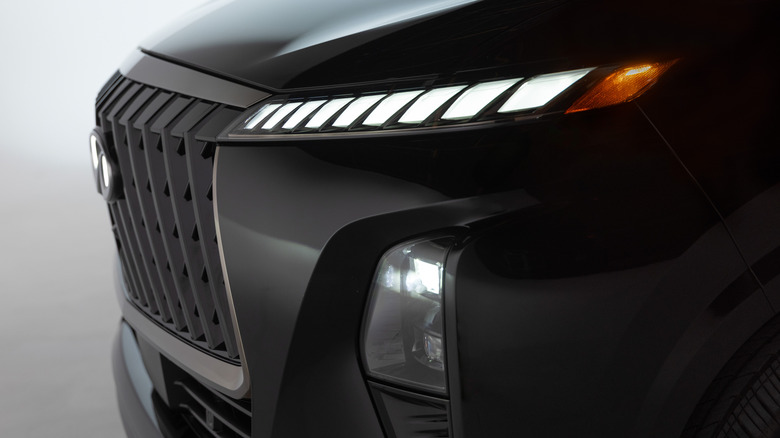 2025 Infiniti QX80, picture shot over left front fender looking down the side