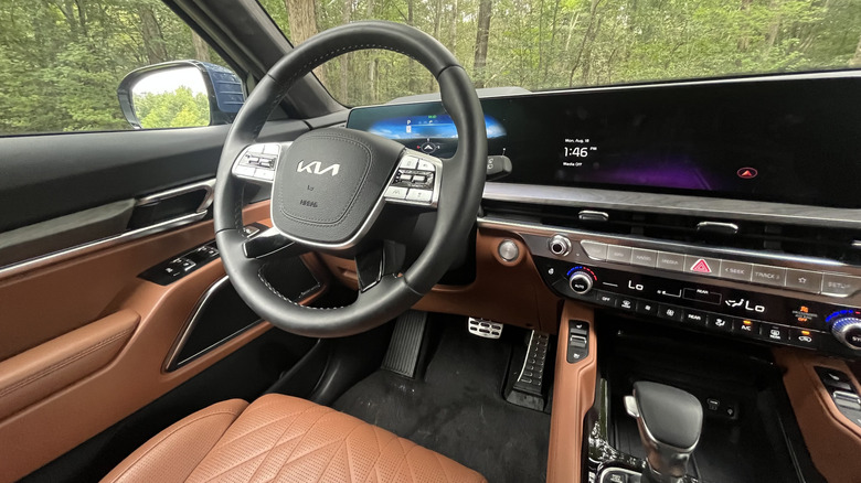 Kia Telluride cockpit detail