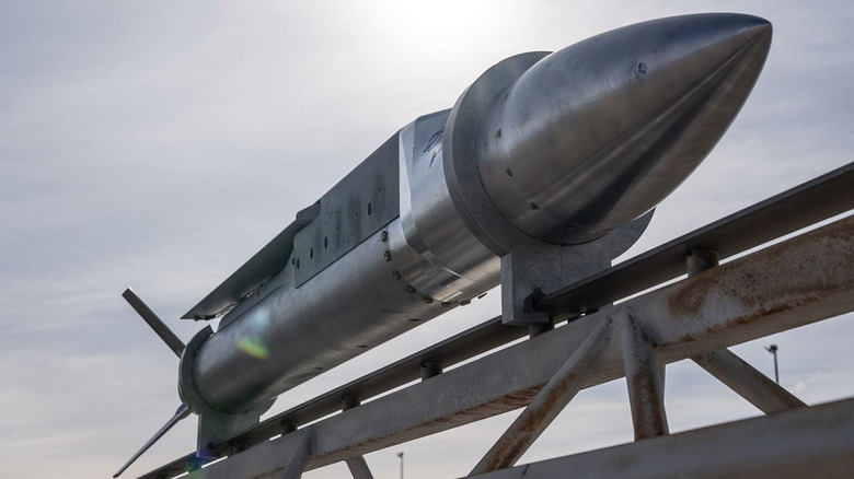 StormBreaker smart weapon on launch rail