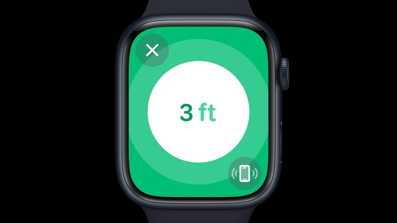 Apple Watch Precision Finding feature