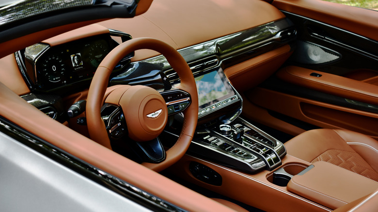 2026 Aston Martin Vanquish Volante interior.