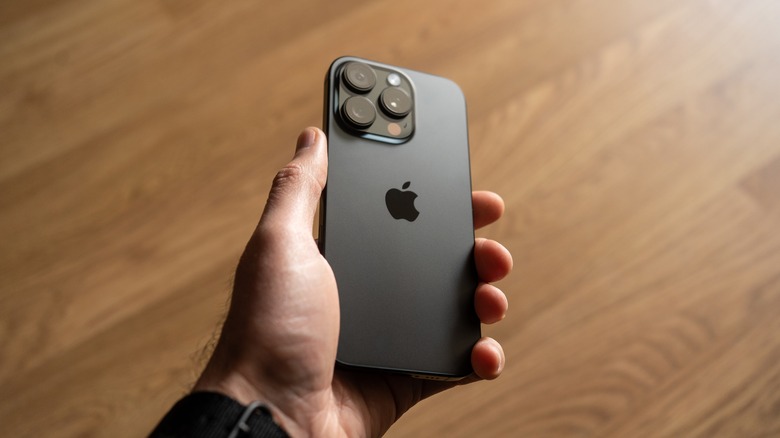 Man holding iPhone in his hand