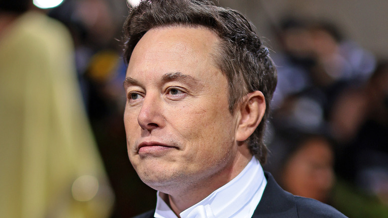 Elon Musk in tuxedo