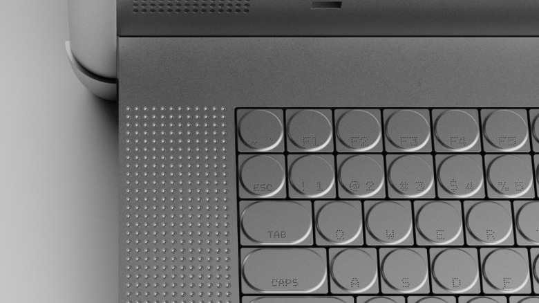 Close-up of Odinn Omnia keyboard