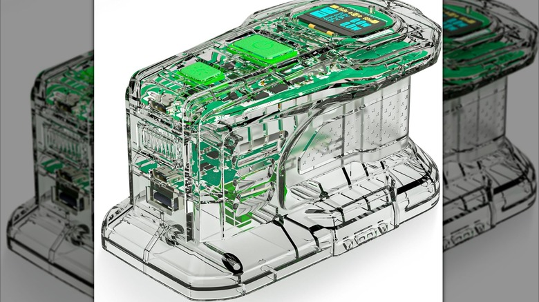 A stock image of a SYMIK third-party charger.