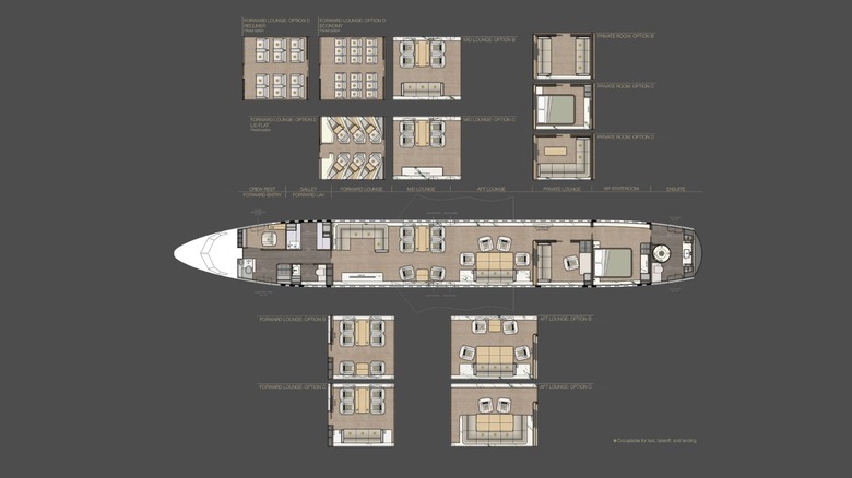 Boeing Business Jets 737-7 configuration options