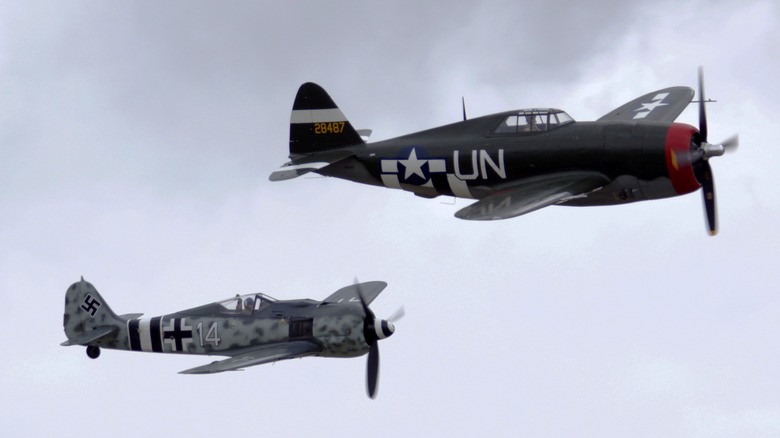 American and German WWI fighter planes