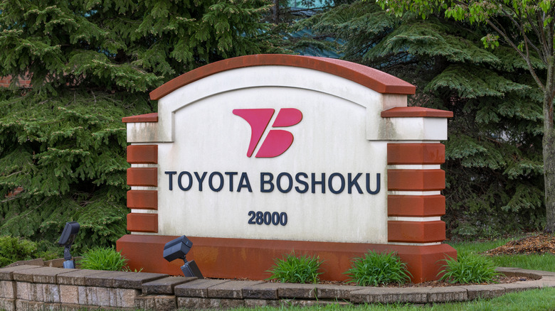 Toyota Boshoku sign