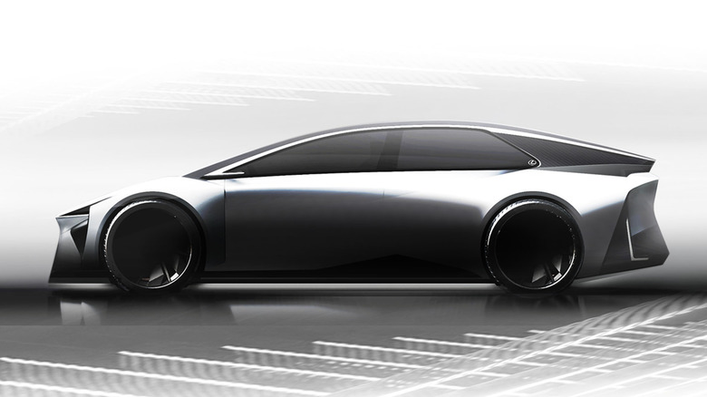 Toyota/Lexus solid-state battery EV concept sketch
