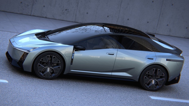 Toyota Corolla concept parked on a street