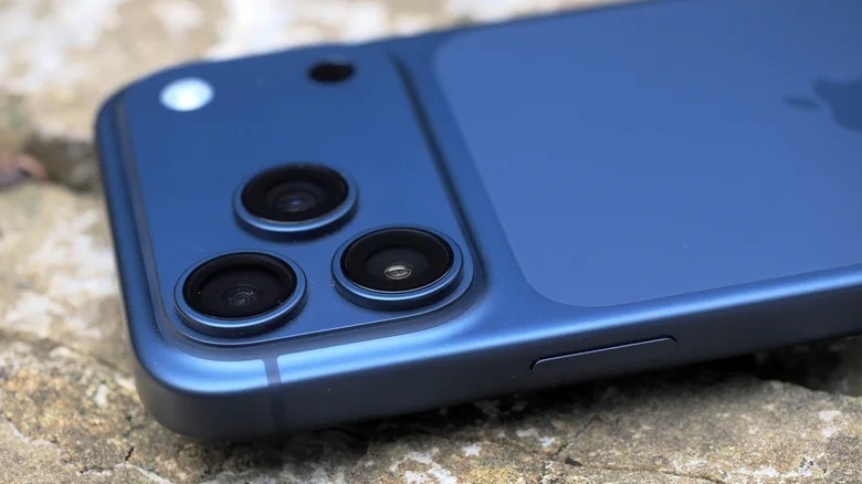Close-up of iPhone 17 Pro Max camera array